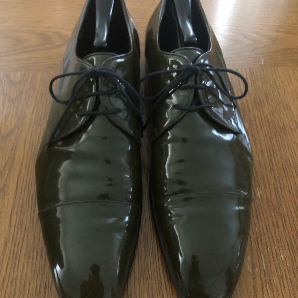 Gucci patent leather dark green 12